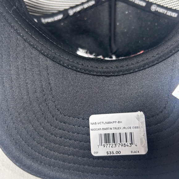 47 Martin Truex‎ Jr NASCAR Trucker Hat Black Adjustable OSFA NEW - Picture 7 of 11